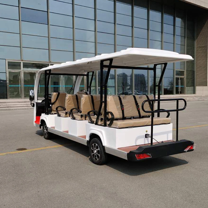 New Energy 20 Seat 72V 5000W Intelligent Driving Electric Sightseeing Bus