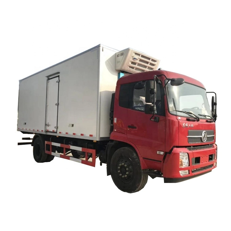 15 Tons Quality Refrigerated Truck 4X2 6 Wheels 260 HP LHD / Rhd Mobile Freezer Van in Stock