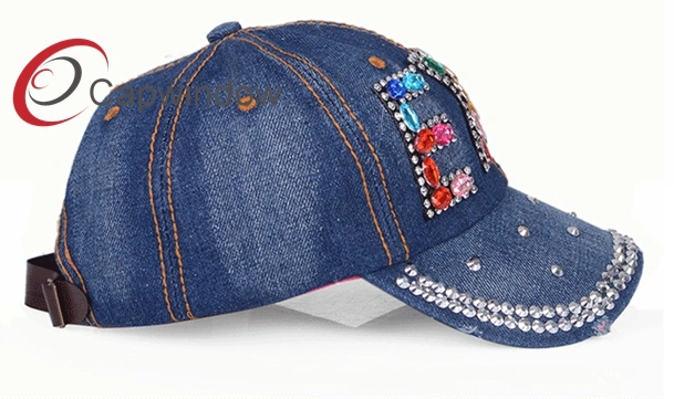 New Cowboy Style Sandwich Baseball Cap with Custom Embroidery