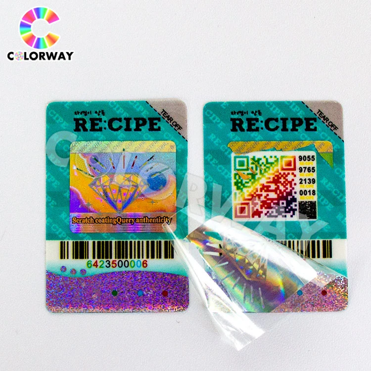 Professional Laser Holographic Label Anti-Counterfeiting Printing