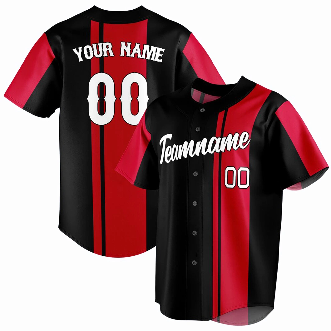 Custom Short Sleeve Cheap Blank Baseball Jersey Wholesale/Supplier Sublimation and Embroidery World Baseball Jersey