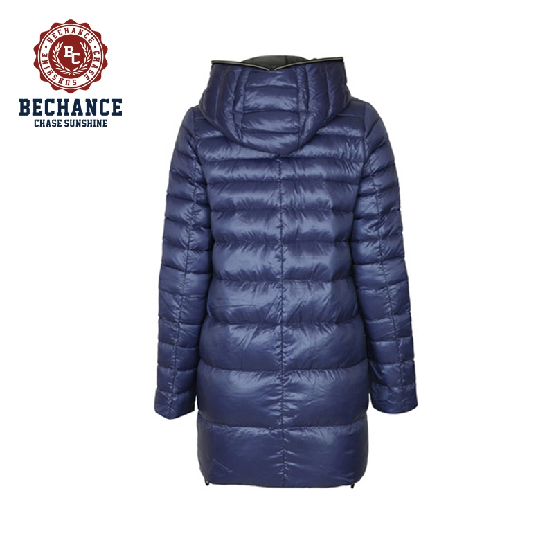 Women's Stylish Long Hooded Downjacket Winter Overcoat Wholesale/Supplier Clothing