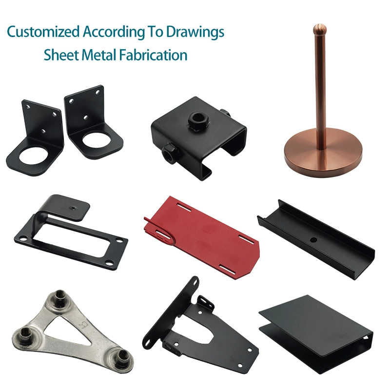 O suporte de metal de alta precisão personalizadas de chapa de metal de folha de metal de serviço de peças de estampagem de Fabricação