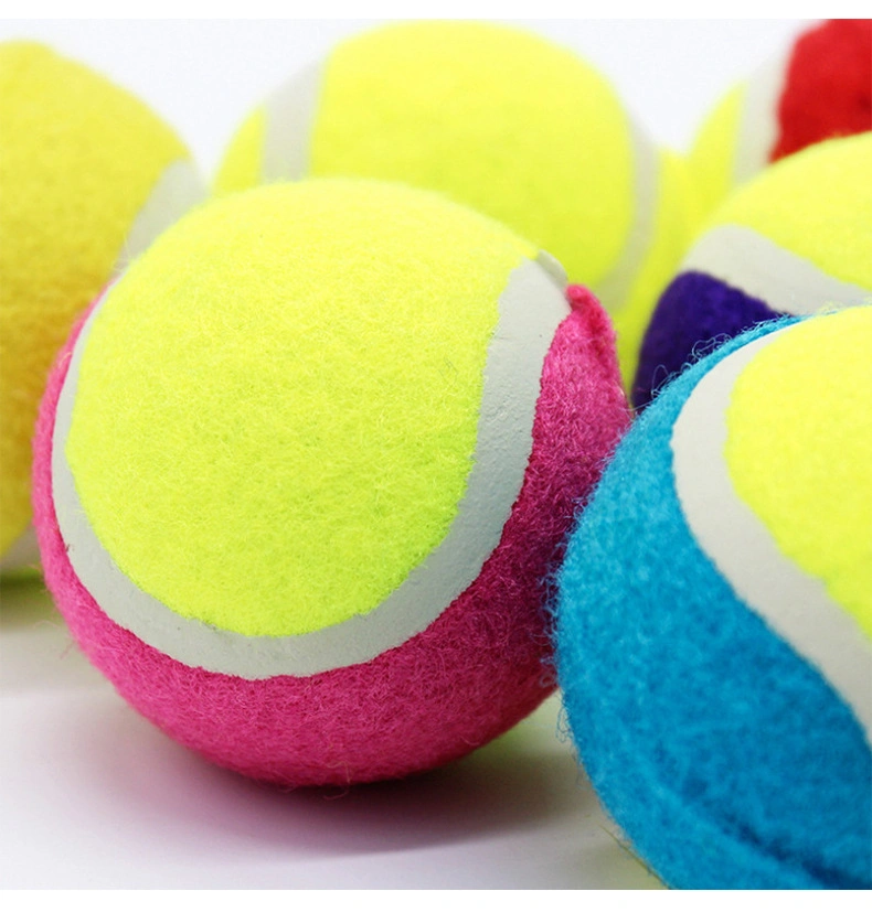 Rubber Tennis Balls for Medium Dogs Training Outdoor Indoor Playing