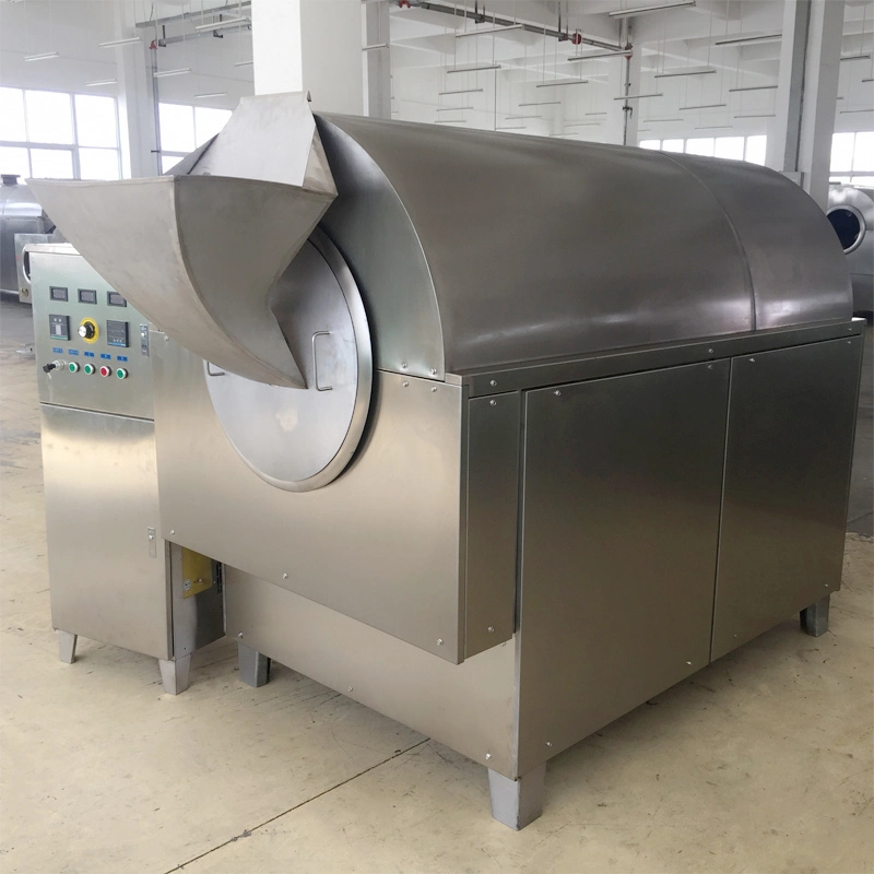 Electric Almond Roaster Production Machine Sunflower Seeds Chick Peas Soybean Roasted Machine