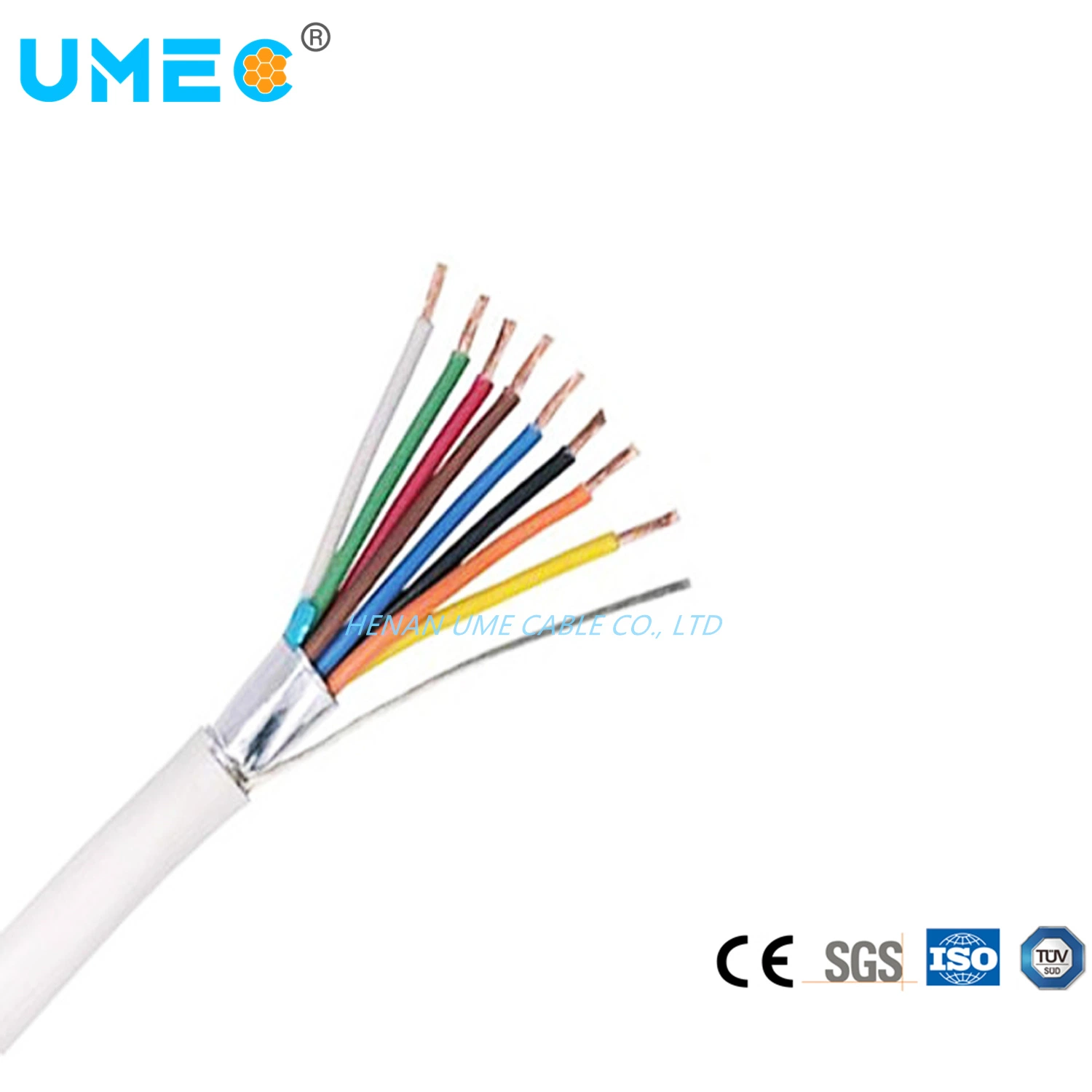 High Temperature Resistance Braiding Shielded Cable Electric Computer Instrument Cables
