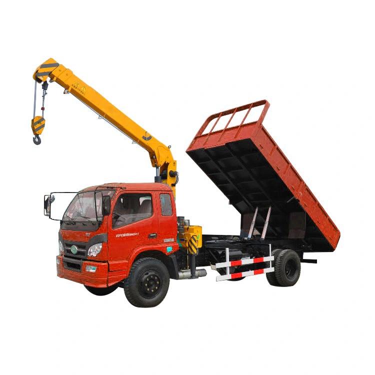 Machine Lifting 3.2 Ton Folding Arm Lorry Crane Tractor Mounted Crane and Spare Parts