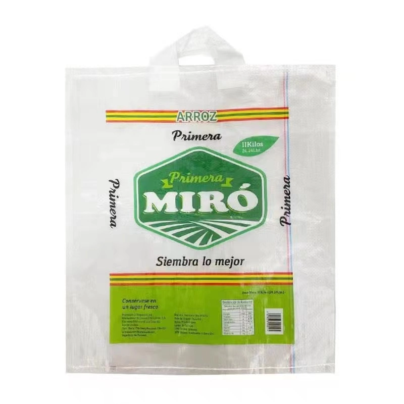 100% virgen pequeños sacos 25 kg a 50kg 100kg de arroz de polipropileno laminado saco PP