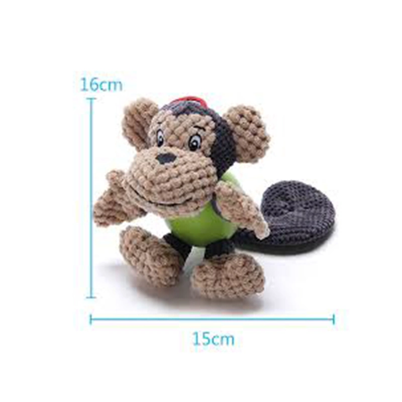 Usine Cheap ome Monkey/ Hippopotame jouet en peluche Pet grinçant de mâcher de fournitures de chien