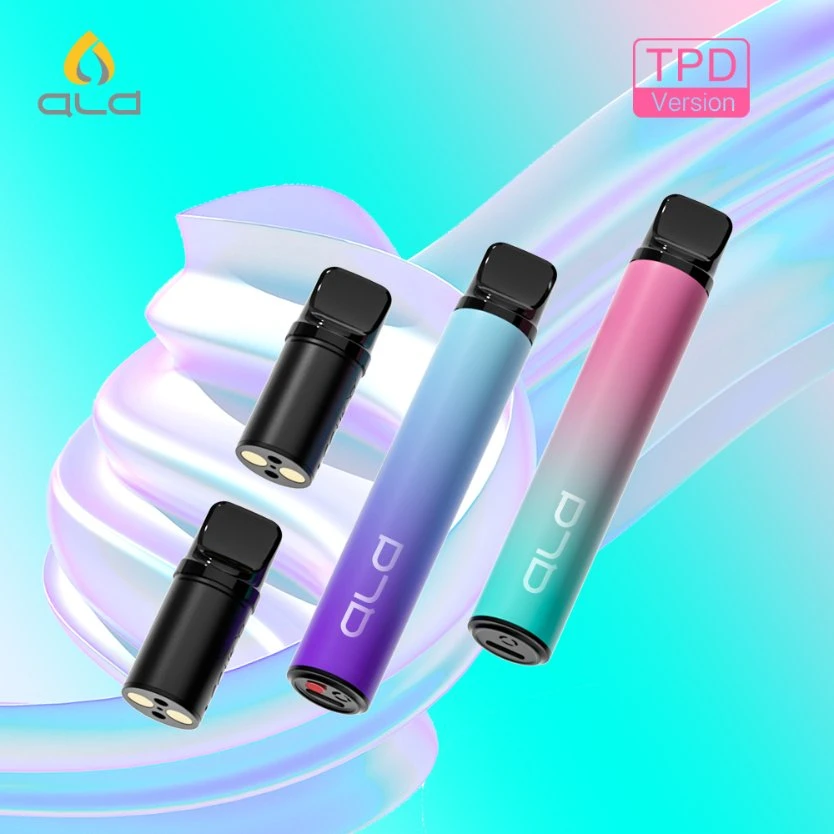 Ald Vape Manufacturer Wholesale/Supplier Price for Pod Device 2ml 600 Puffs Tpd Electronic Cigarette Vaper Starter Kit (pod & battery) OEM Order Custom Design