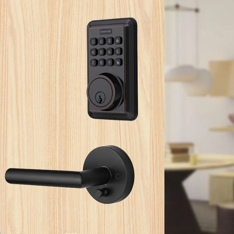 Smart Fingerprint Door Lock Password Remote Control for Glass Door