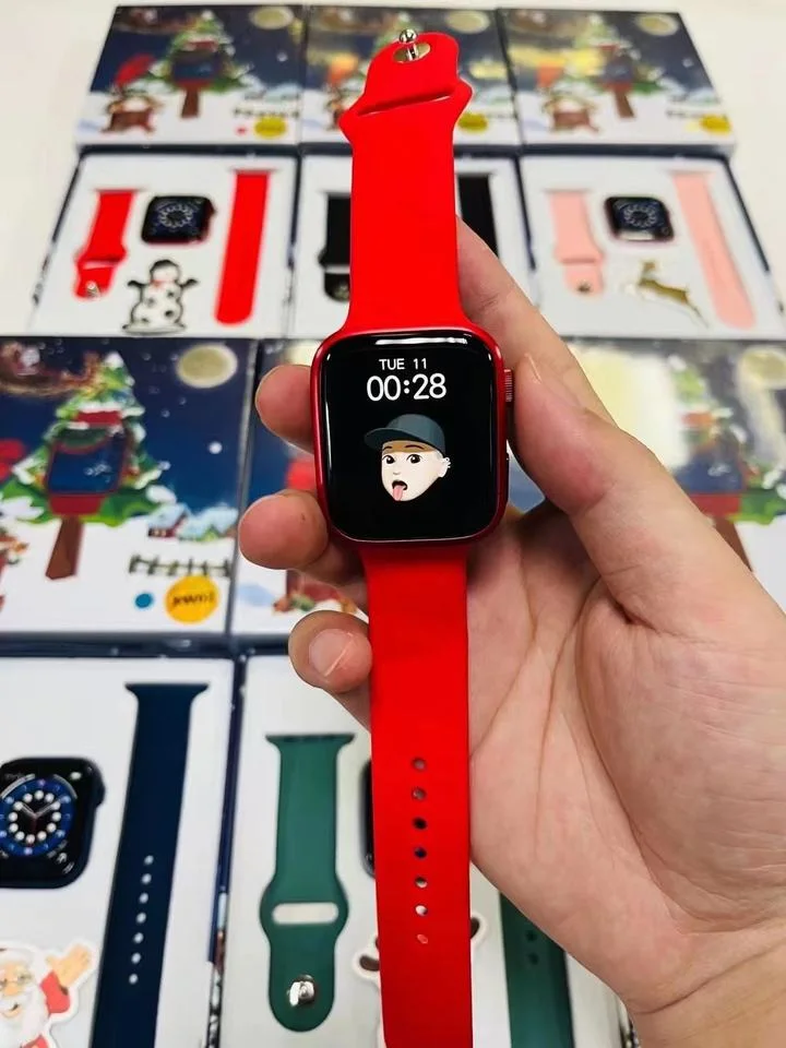 Navidad 2023 la llegada de nuevos relojes inteligentes Xw02 usando el dispositivo de 1,75 pulgadas de pantalla totalmente táctil llamada Bt Smartwatch