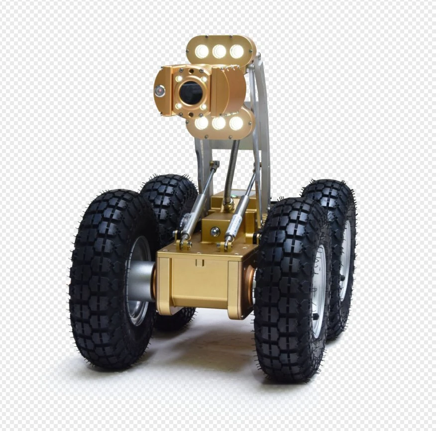 Resistente al agua IP68 de la Inspección del tubo de desagüe robot rastreador de vídeo de la cámara de 200mm-3000mm oleoducto