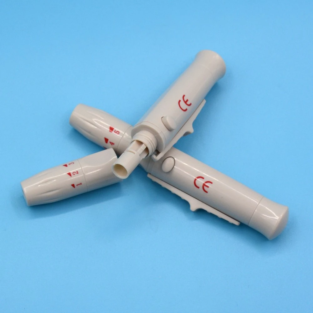 Blood Sampling Device Compatible Most Lancets Plastic Collection Pen