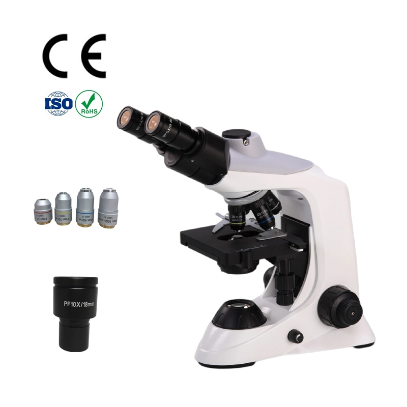 1000X Cells Optical Instrument with Amscope Trinocular Microscope