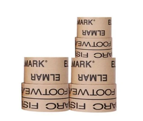 Water Activated Gummed Self Adhesive Kraft Paper Tape with Logo Print