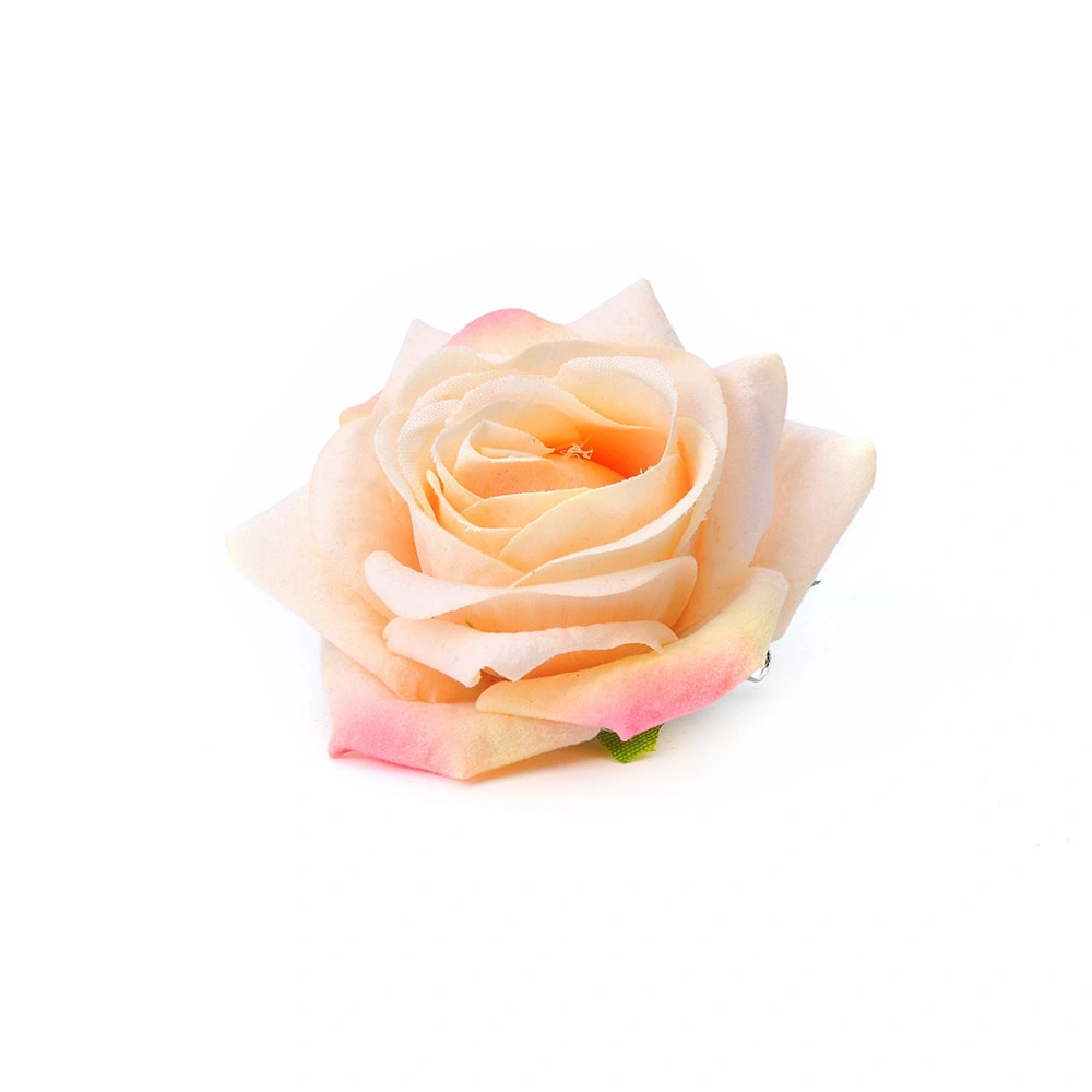 Silk Rose Header Flower Clip Wedding Decoration Indoor&Outdoor Wholesale/Supplier Artificial Flower