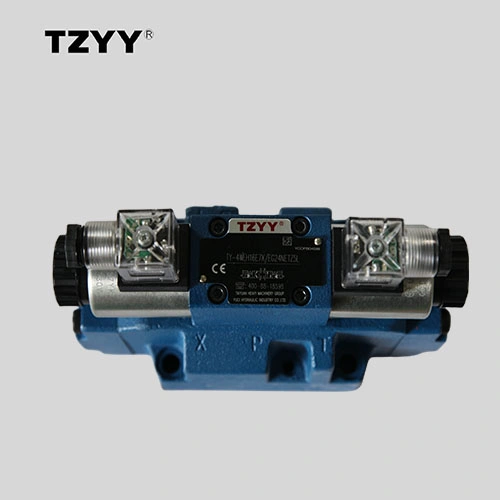 Tzyy hidráulico 4weh10e válvula direccional accionada por solenoide