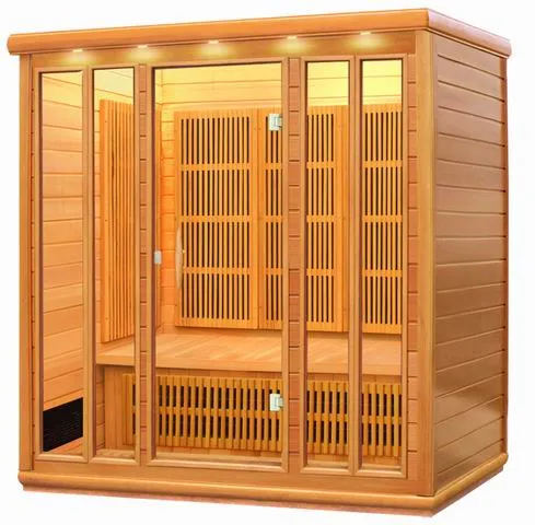 Original Factory Luxury 2 People Home Sauna 2000W Far Infrared Sauna Rooms