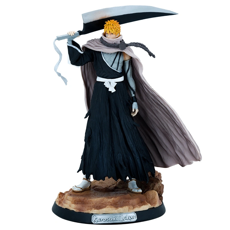 Alimentação de fábrica Kurosaki Ichigo lixívia estátua japonesa figura brinquedos por grosso de Anime figura