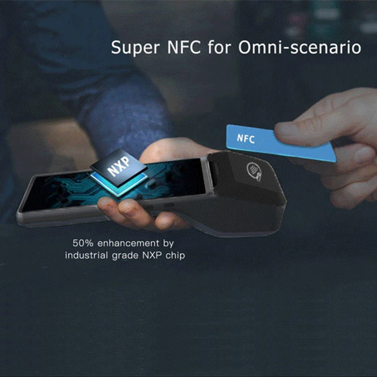 Super NFC 4G Bluetooth4.2 GPS 2D Qr Barcode Scanner Mobile POS Machine for Logistic (Z300)