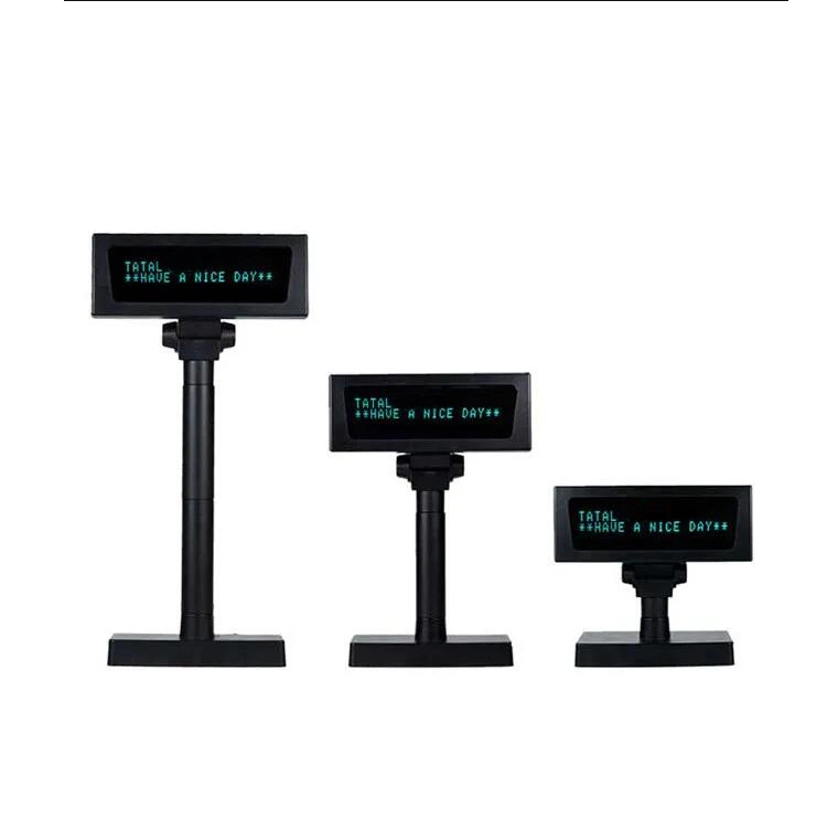 3 Réglable en hauteur le port USB RS232 affichage client VFD220 pour les systèmes POS