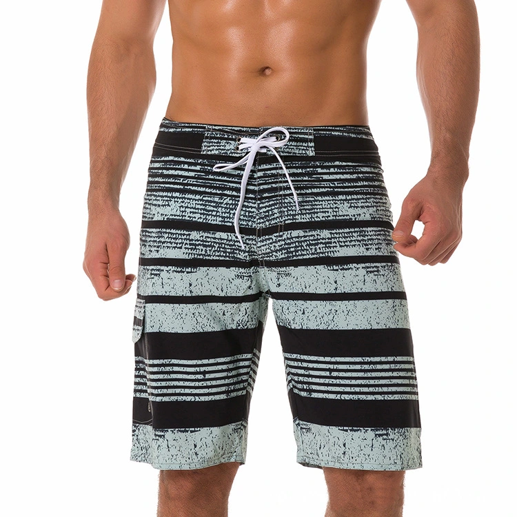 New Arrival Digital Printing Wholesale/Supplier Custom Logo Drawstring Mens Beach Short