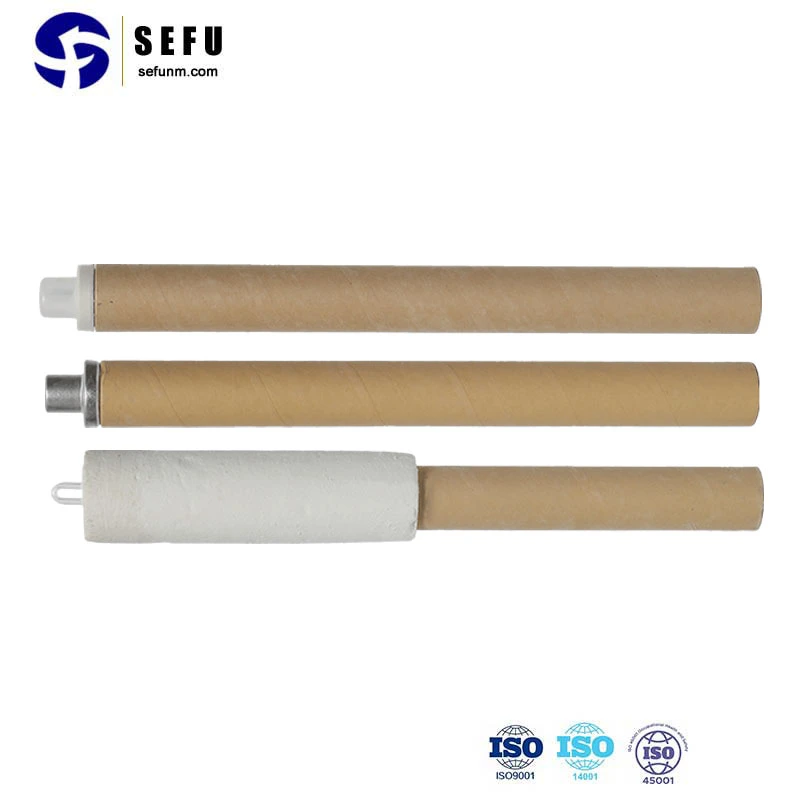 Straight Poll Paper Tube Thermocouple Tips for Test Metal Liquid Temperature