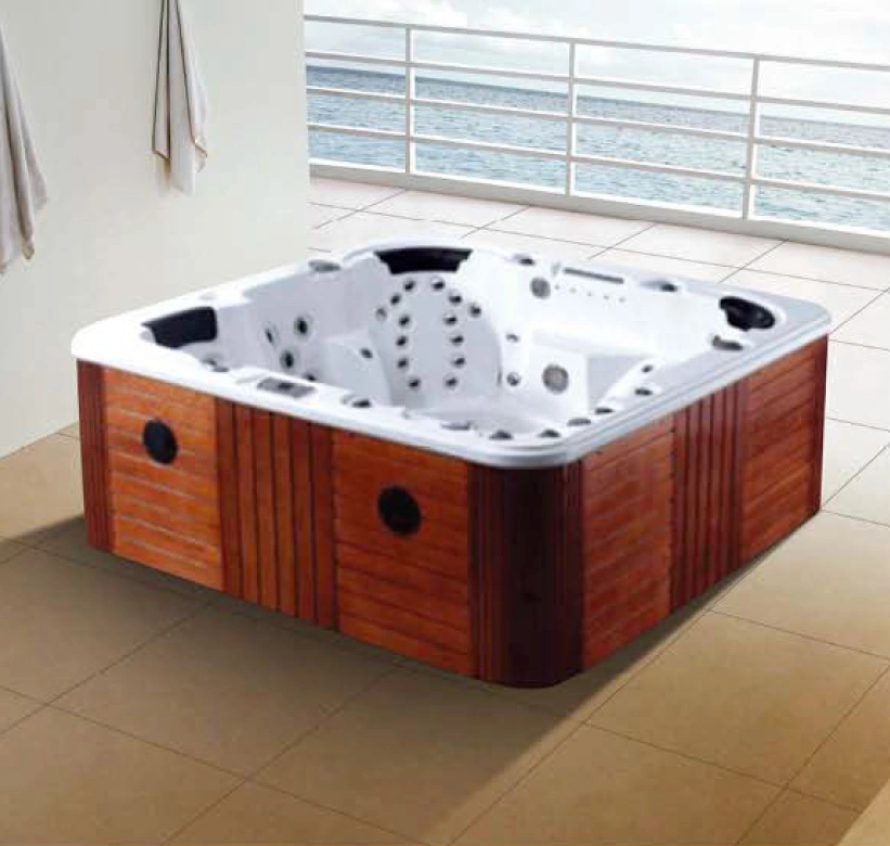 Bathtub 3 People Massag Hot Tub Pool Sexi Massg Outdoor SPA Bathtub