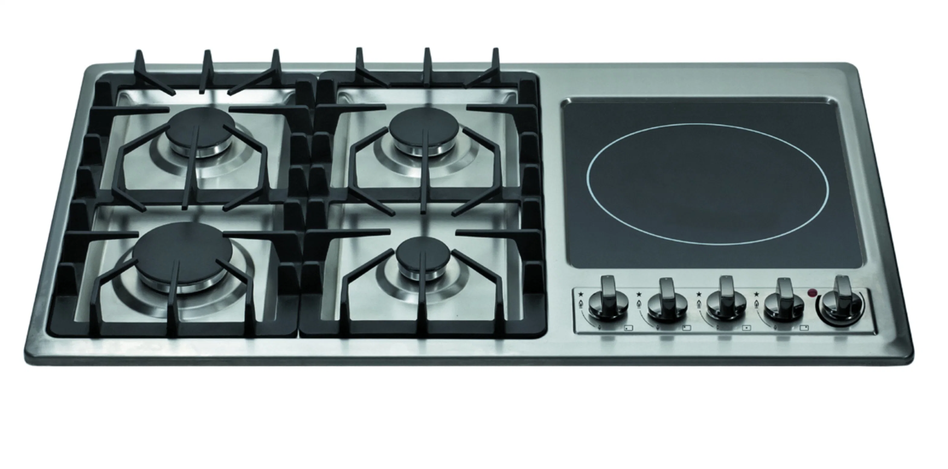 CE Certification Built in Electric with Gas Cooker 5 Burner