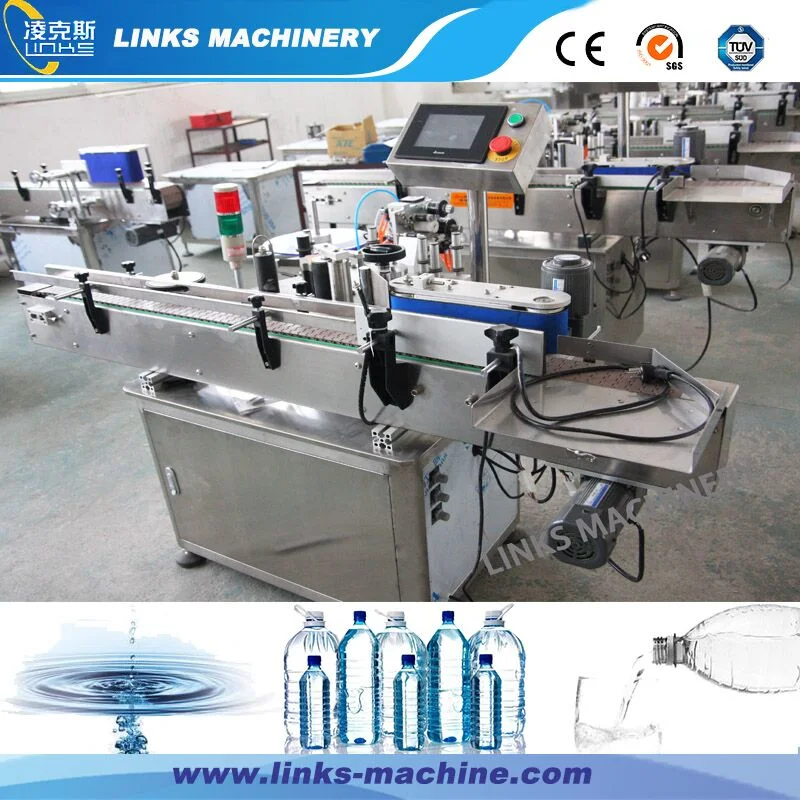 Single Side Automtic Bottle Sticker Labeling Machine