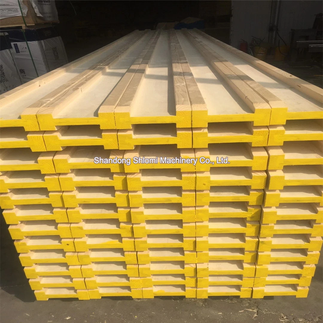 En 13377 Standard Waterproof Solid LVL Wood Construction Concrete Scaffolding Slab Wall Column Formwork Support H20 Timber Beam Wood H Girder Building Material