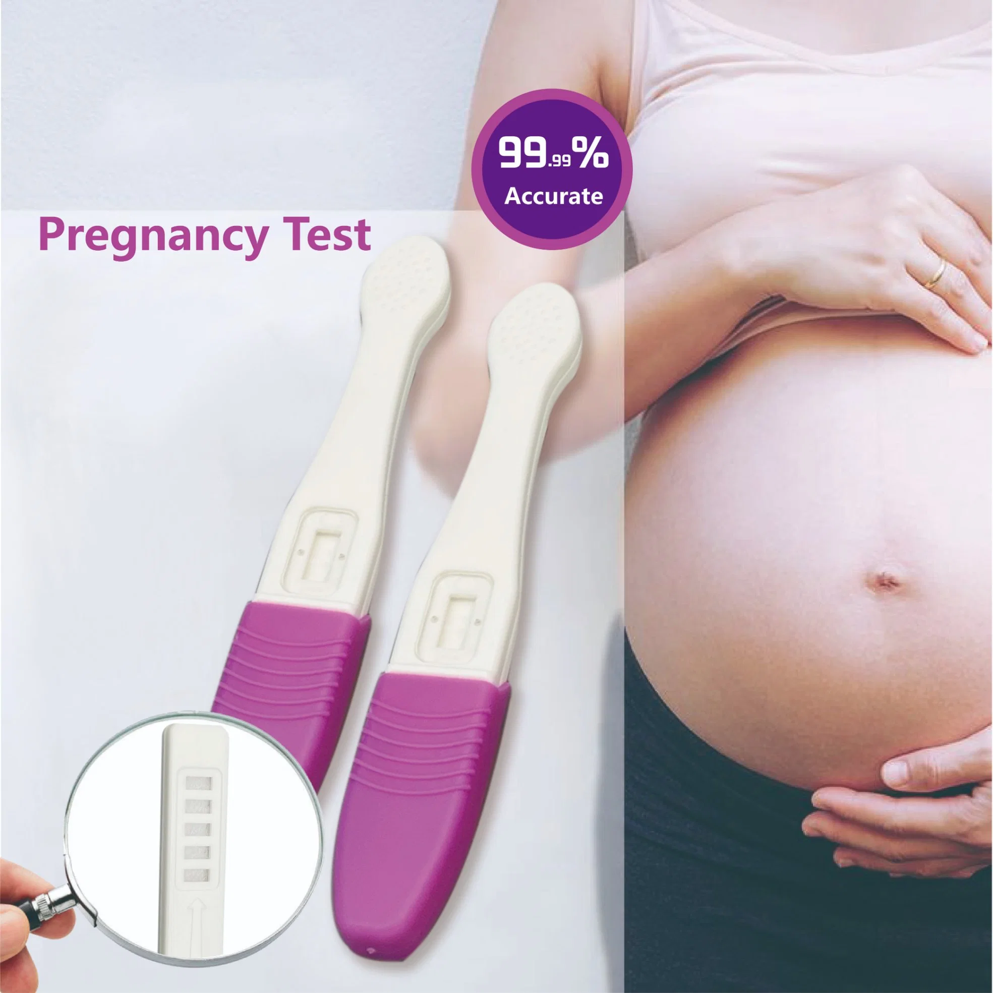 China Wholesale/Supplier Pregnancy Test HCG Pregnancy Urine Rapid Test Kit Urine HCG Test Midstream