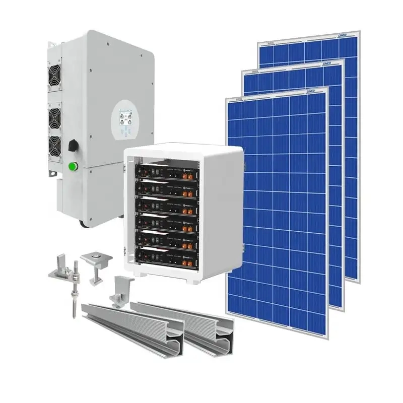 Ligar/desligar Grid Hybrid Solar de três fases, 6 kW, 8 kw, 10 kW 12 kW para energia fotovoltaica Solar armazenamento de energia bateria de lítio Solar Sistema