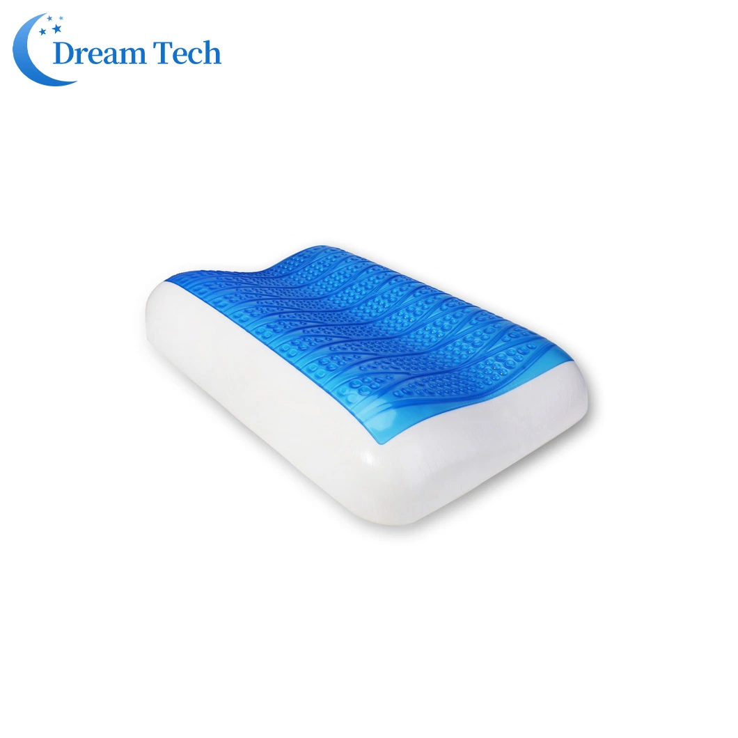 Comfort Summer Silicone Ice Visco Memory Foam Cool Ice Gel Cooling Pillow