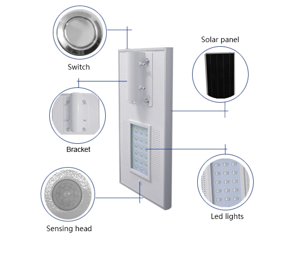 Solar LED Light, Waterproof Solar Powered 20 40 60W Security Street Light with Remote for Exterior Roads Yard Garden Pathway