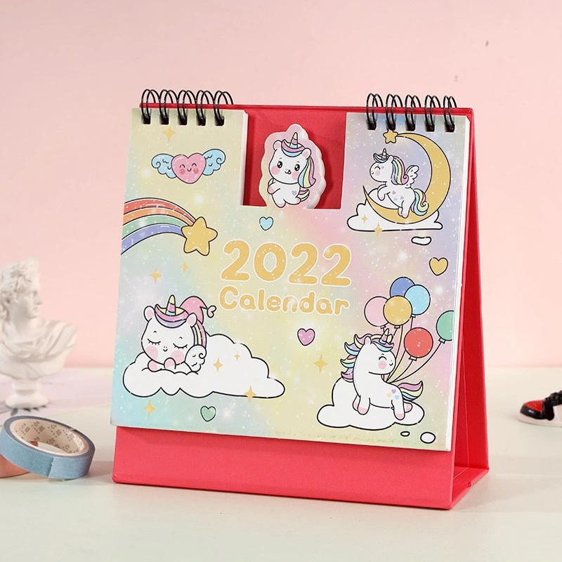 Factory Spot Wholesale/Supplier Calendar 2022 Cute Cartoon Shape Desktop Creative Calendar Calendar