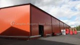 Prefab Steel Shed Warehouse Steel Material Design Light Bonded Sandwich Panel Sheet with Metal Frame for Sale