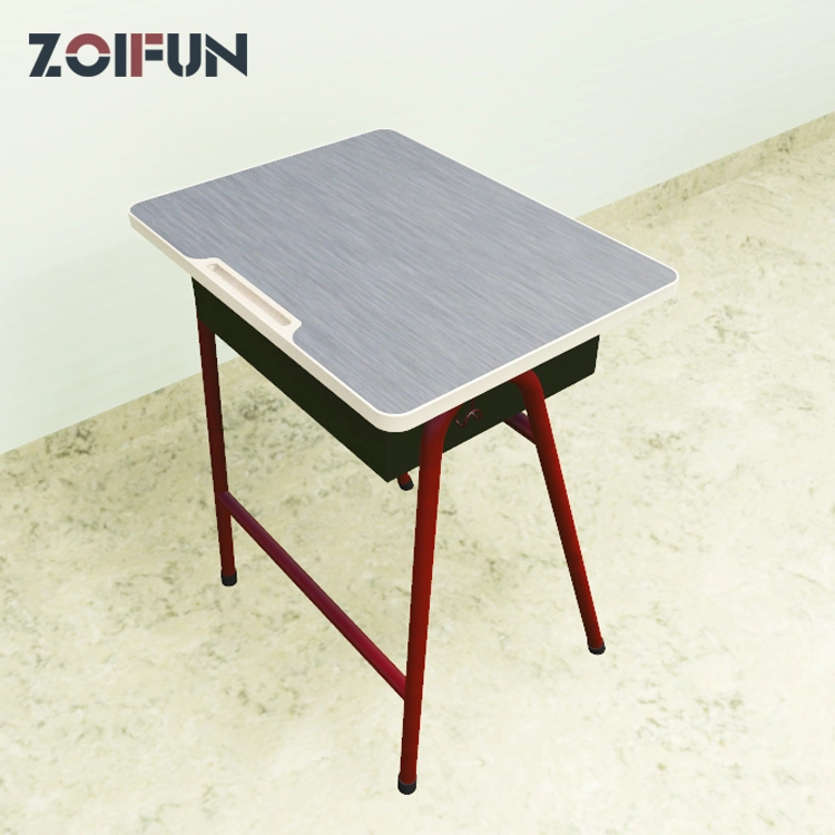 Education Wooden Metal Students Classroom Table and Chair Children School Furniture