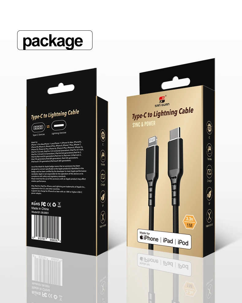 Wholesale/Supplier 1m C94 Original Type C to Lightning 3A Fast Charging USB C Cable for Apple iPhone 13