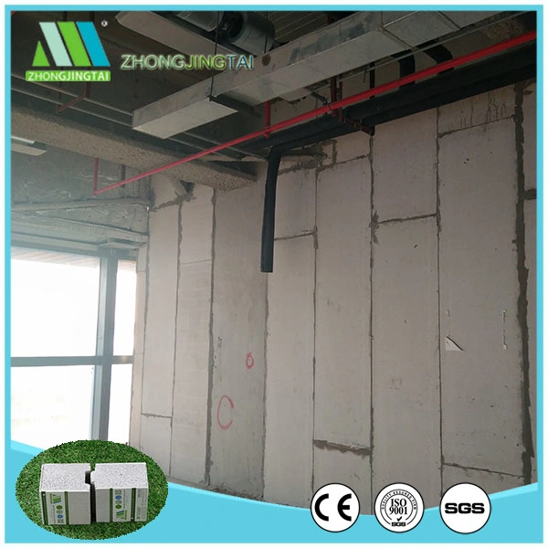 Flat and Straight Wall Board Fast Installation Anti-Earthquake EPS Cement Sandwich Panel/EPS Sandwich Panel for Internal Wall