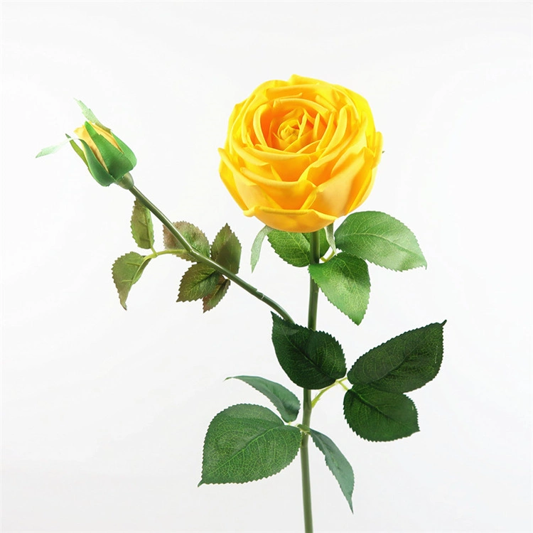 Wholesale High Simulation Faux Artificial Silk Roses Real Touch Flowers