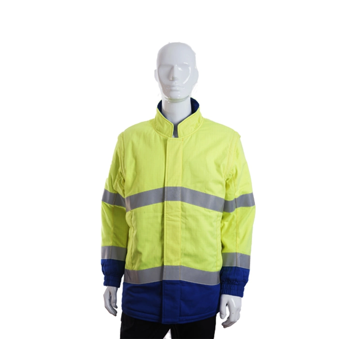 Custom High Visibility Windproof Breathable Fireman Arc Flash Antistatic Reflective Clothing