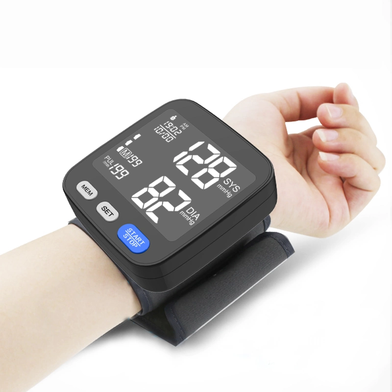 New Promotion Customized Available Professional Certification Wrist Sphygmomanometer OEM Accurate Smart Healthcare Bp Machine Digital a Blood Pressure Monitor