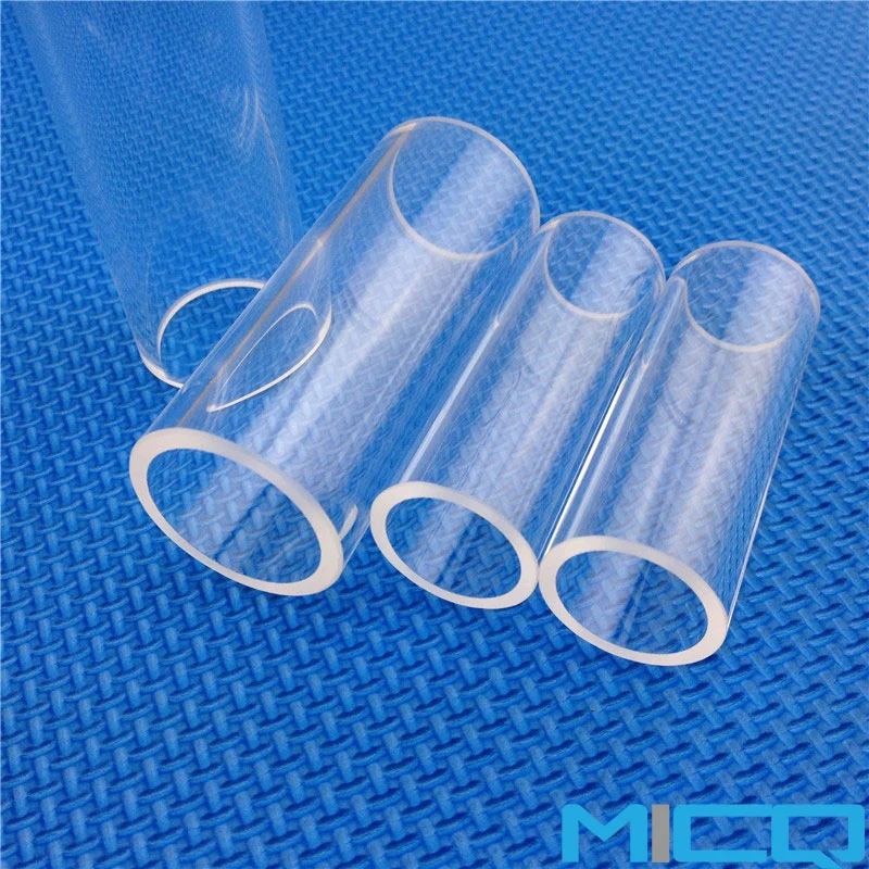 High Temperature Square Quartz Glass Tube Heating Element in Laboratory