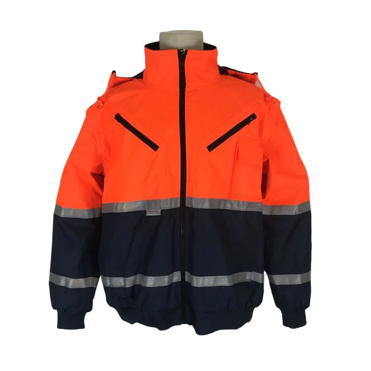 Detachable Sleeve Safety Waterproof Jacket