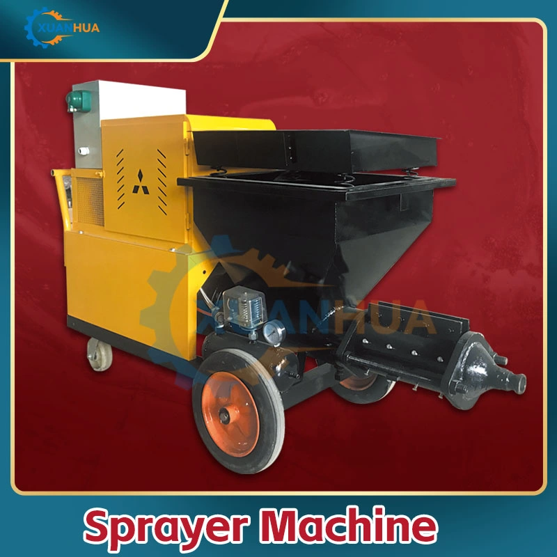 Mortar Automatic Emulsion Gypsum Motor Wet Screw Spraying Machine