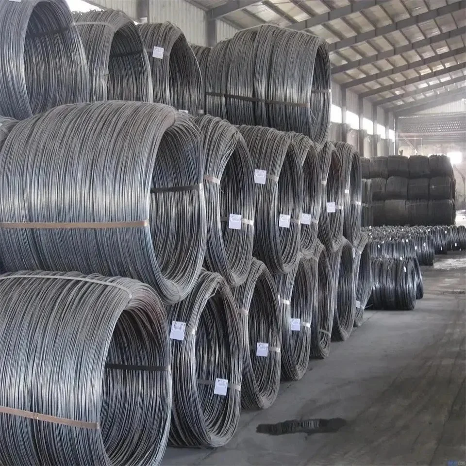 Hot Dipped Q195 5.5mm 6.5mm 8mm Wire Price Low Carbon Steel Wire Rod for Construction Materials Chinese Manufacture Supplier Bulk Inventory