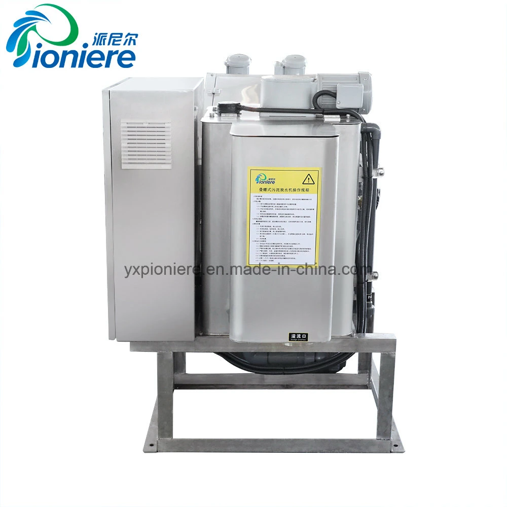 Screw Press Filter Sludge Dewatering Filter Press for Direct Treating Thin Metal Wastewater