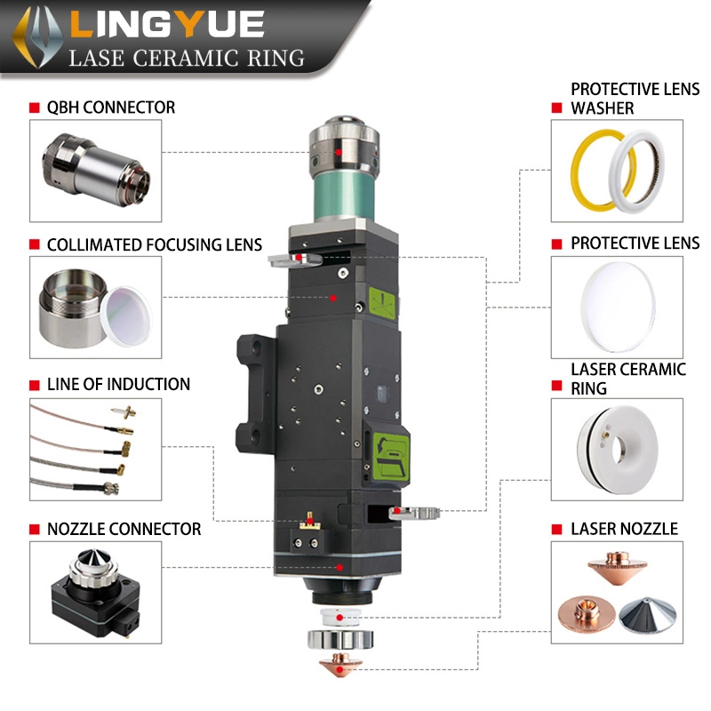 Chuangkeyuan D18-M8 Ceramic Ring of Laser Cutting Machine High Sensitivity